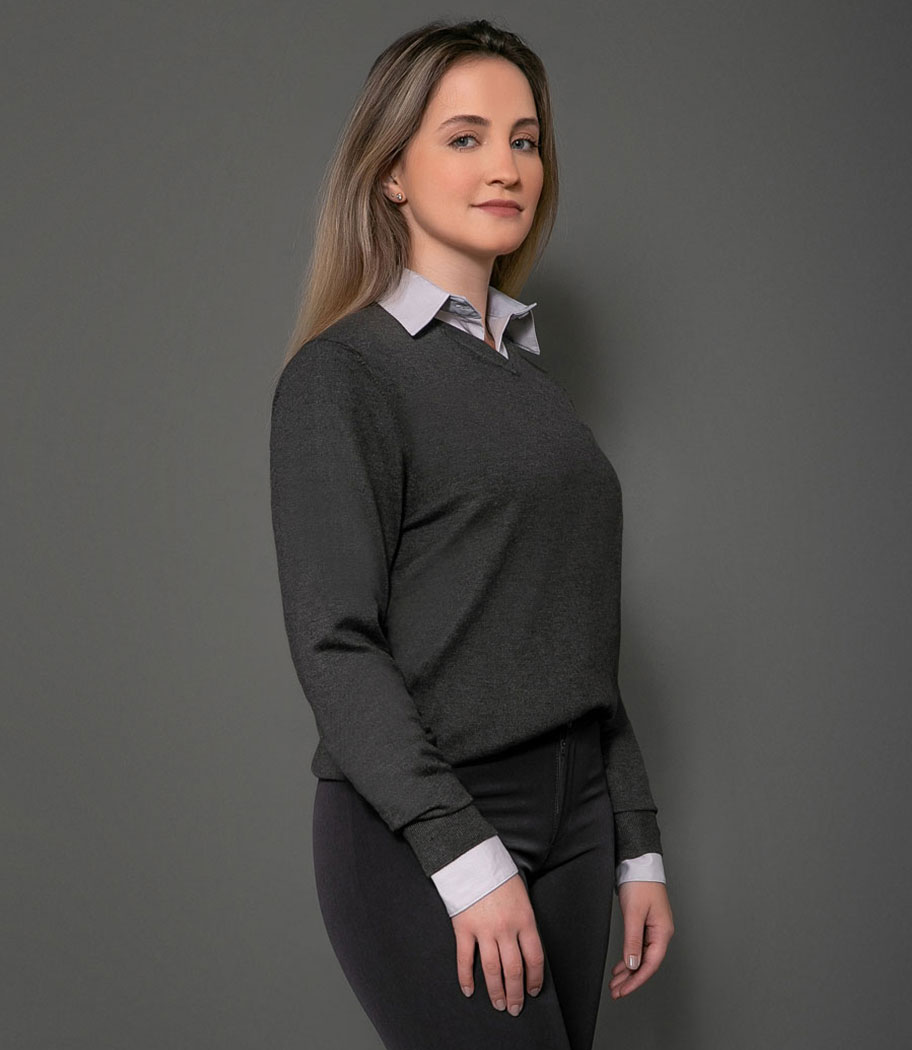SUÉTER SICREDI FEMININO CINZA CHUMBO