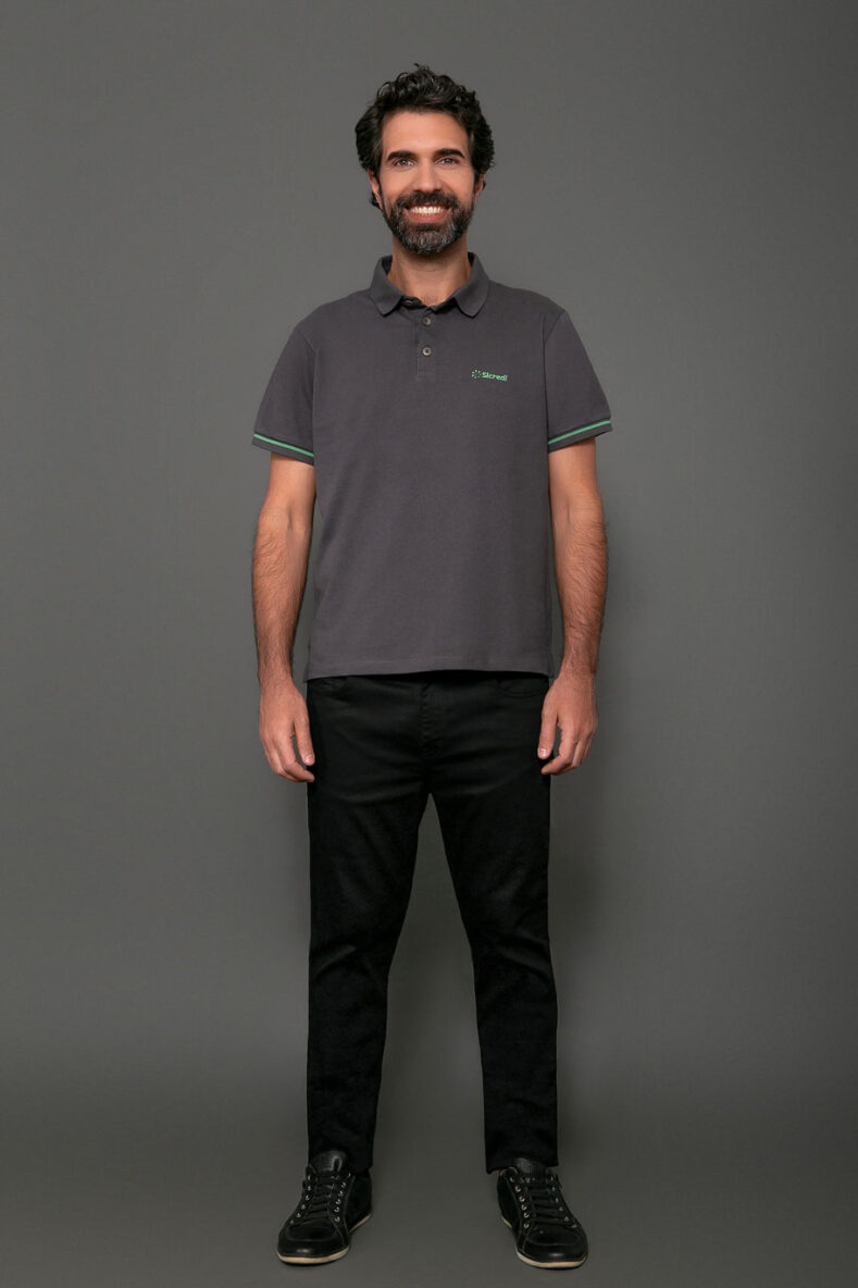 POLO SICREDI MASCULINA CINZA CHUMBO - Image 2